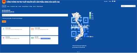 Cổng thông tin truy xuất nguồn gốc sản phẩm, hàng hóa quốc gia - nền tảng số phục vụ quản lý và minh bạch thông tin sản phẩm, hàng hóa